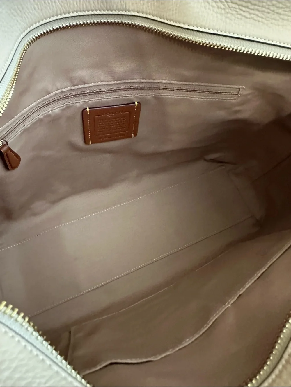 Coach Station Tote Bag In Signature Leather
